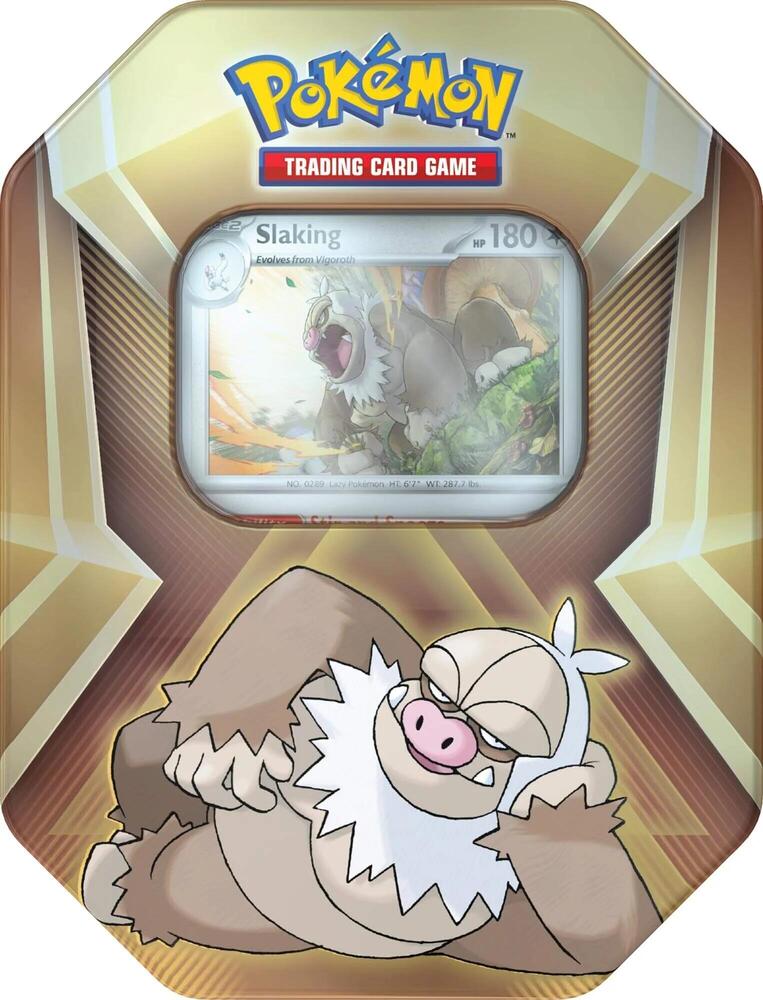 Pokemon Triple Whammy Tin [Slaking] - Miscellaneous Cards & Products